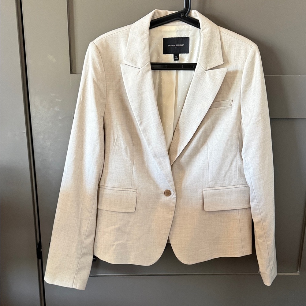 Banana Republic Cream Blazer